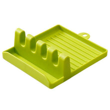 Load image into Gallery viewer, Multifunction Kitchen Spatula Rack KITCHEN TOOLS smartsaker Green 