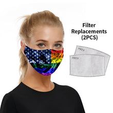 Load image into Gallery viewer, Fashion Cotton Breathable Protective Mask With 2 Filters(For Adult and Child)