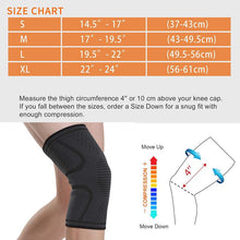 Load image into Gallery viewer, Knee Compression Sleeve Support For Men and Women