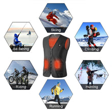 Load image into Gallery viewer, USB Charging Heated Vest Washable and Lightweight