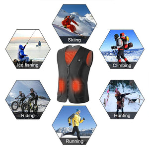 USB Charging Heated Vest Washable and Lightweight