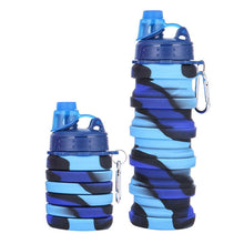 Load image into Gallery viewer, Foldable Silicone Sports Water Bottles Eco Friendly