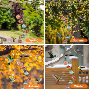 Vianys Wind Chime Hummingbird Feeder