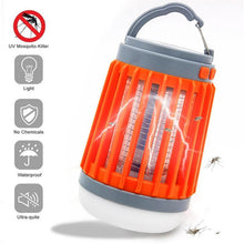 Load image into Gallery viewer, 3-In-1 LED Solar Power Mosquito Killer Lamp Protable Camping Outdoor Repellent Light