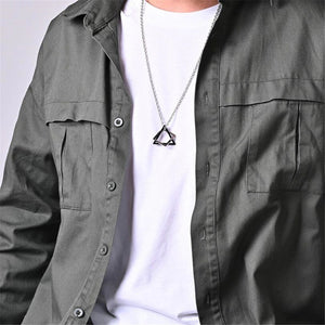 2021 Fashion Geometric Male Pendant Necklace