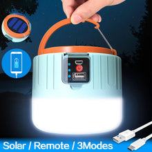 Load image into Gallery viewer, Solar Power LED Camping Light With USB Charge