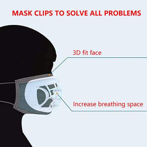 Washable Reusable Soft Silicone Bracket for Mask Internal Protective