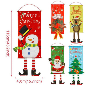 Merry Christmas Porch Sign Decorative Banner