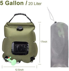 Portable Solar Shower Bag For Camping