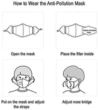 Load image into Gallery viewer, Reusable Fashion Women Mask,Build-in Filter Pocket