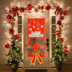 Merry Christmas Porch Sign Decorative Banner