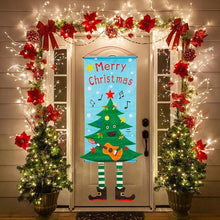 Load image into Gallery viewer, Merry Christmas Porch Sign Decorative Banner