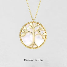 Load image into Gallery viewer, Natural Shell Tree of Life Necklace