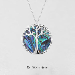 Natural Shell Tree of Life Necklace