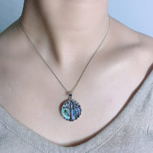 Load image into Gallery viewer, Natural Shell Tree of Life Necklace