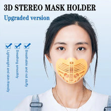 Load image into Gallery viewer, Washable Reusable Soft Silicone Bracket for Mask Internal Protective