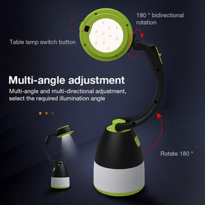 5W Multifunctional Camping Light LED USB Charging Table Lamp Flashlight