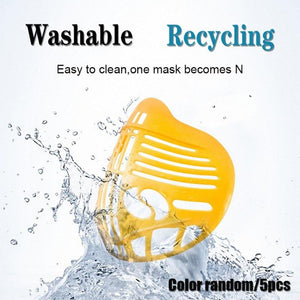 Washable Reusable Soft Silicone Bracket for Mask Internal Protective