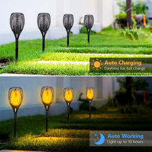 Load image into Gallery viewer, Outdoor Led Solar Flickering Waterproof Lights For Garden Landscape Lawn Decoration