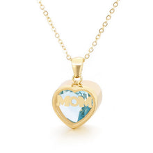 Load image into Gallery viewer, Women&#39;s Love Heart Twelve Month Mother Necklace