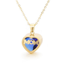 Load image into Gallery viewer, Women&#39;s Love Heart Twelve Month Mother Necklace