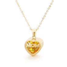 Load image into Gallery viewer, Women&#39;s Love Heart Twelve Month Mother Necklace