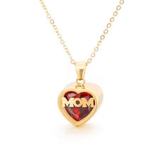 Load image into Gallery viewer, Women&#39;s Love Heart Twelve Month Mother Necklace