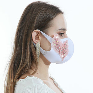 Reusable 3D Leaf Design Comfortable Face Mask