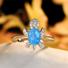 Load image into Gallery viewer, Cute Tortoise Crystal Zircon Ring For Women And Girls