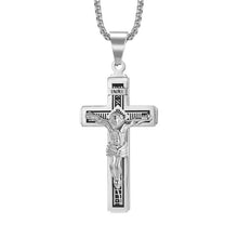 Load image into Gallery viewer, Jesus Cross Pendant Necklace