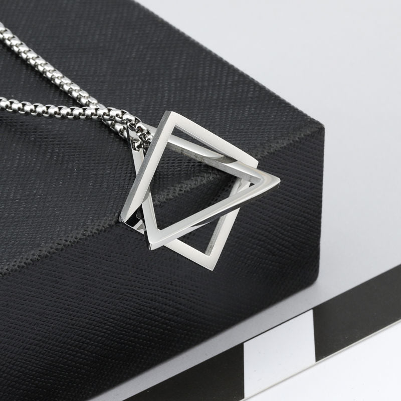 2021 Fashion Geometric Male Pendant Necklace