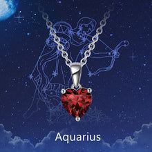 Load image into Gallery viewer, 925 Sterling Silver Birthstone Pendant Necklace