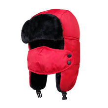 Load image into Gallery viewer, Unisex Cold-Proof Thickened Plush Hat with Windproof Facemask