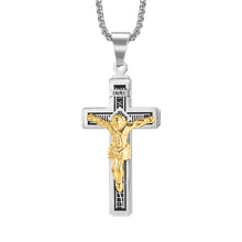 Load image into Gallery viewer, Jesus Cross Pendant Necklace