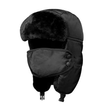 Load image into Gallery viewer, Unisex Cold-Proof Thickened Plush Hat with Windproof Facemask