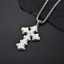 Load image into Gallery viewer, Men&#39;s Gothic Style Large Cross Necklace