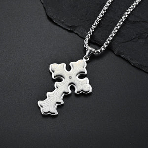 Men's Gothic Style Large Cross Necklace