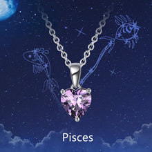 Load image into Gallery viewer, 925 Sterling Silver Birthstone Pendant Necklace