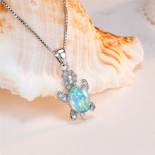 Load image into Gallery viewer, Cute Tortoise Crystal Zircon Necklace For Women And Girls