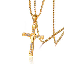 Load image into Gallery viewer, Men&#39;s Cross Pendant Necklace