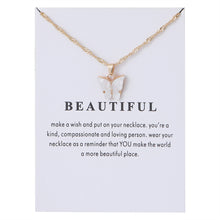 Load image into Gallery viewer, Women&#39;s Acrylic Color Butterfly Pendant Necklace