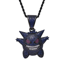 Load image into Gallery viewer, 【Free Shipping】Hip Hop Bling Iced-Out Gengar Pendant Necklace