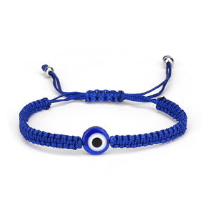 7 PCS Evil Eye Braided Adjustable Bracelet