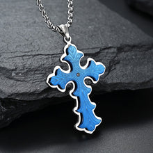 Load image into Gallery viewer, Men&#39;s Gothic Style Large Cross Necklace