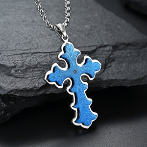 Men's Gothic Style Large Cross Necklace