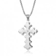 Load image into Gallery viewer, Men&#39;s Gothic Style Large Cross Necklace