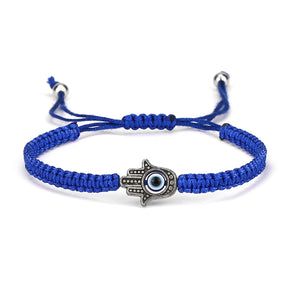 7 PCS Evil Eye Braided Adjustable Bracelet