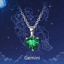 Load image into Gallery viewer, 925 Sterling Silver Birthstone Pendant Necklace