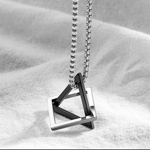 2021 Fashion Geometric Male Pendant Necklace