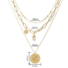 Load image into Gallery viewer, Women&#39;s Gold-Plated Exquisite Pendant Necklace